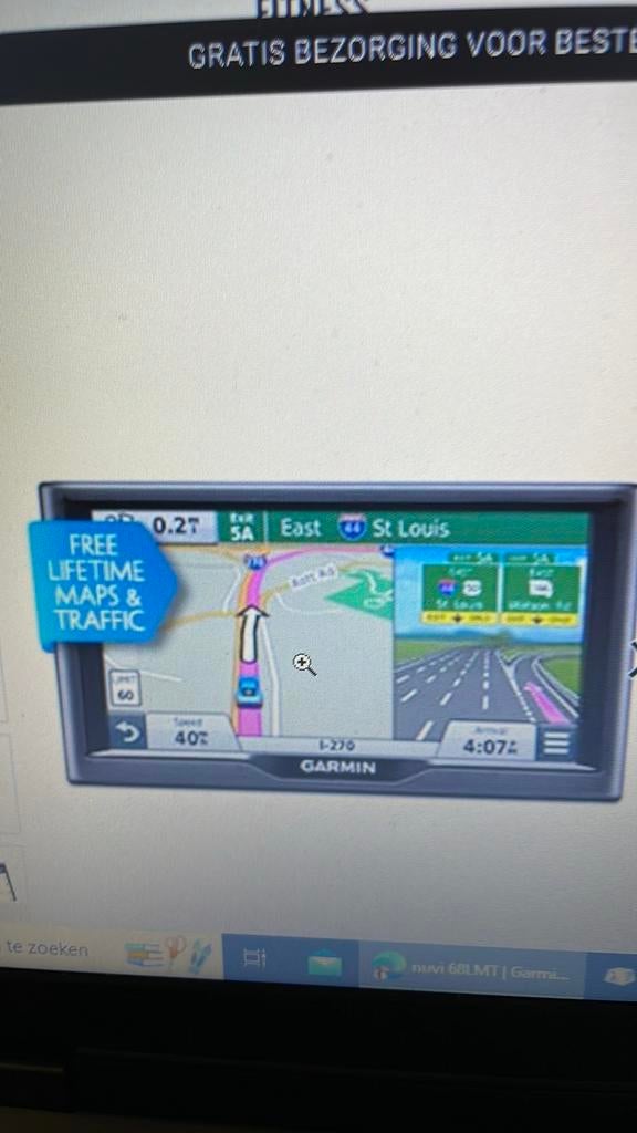 Garmin navi 360 oneindig gratis updaten, Enlèvement, Comme neuf