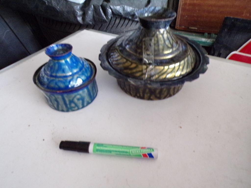 2 KOPEREN TAJINES, Ophalen of Verzenden, Koper