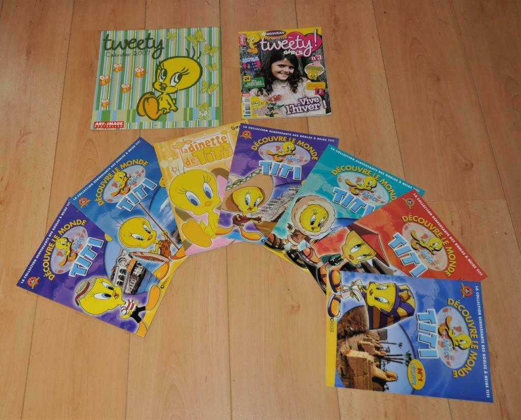TITI magazines "découvre le monde" et tweety girls, Collections, Collections Autre, Neuf, Enlèvement ou Envoi