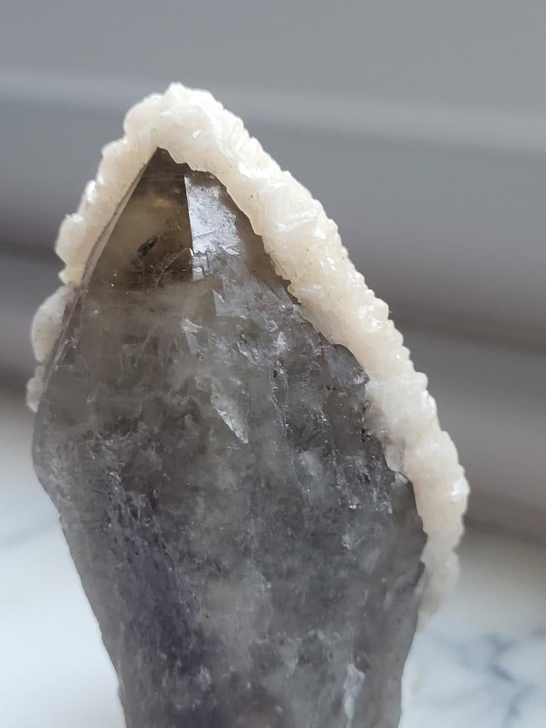 Quartz fumé envahi par la dolomite mine Cavnic Roumanie, Enlèvement ou Envoi, Minéral