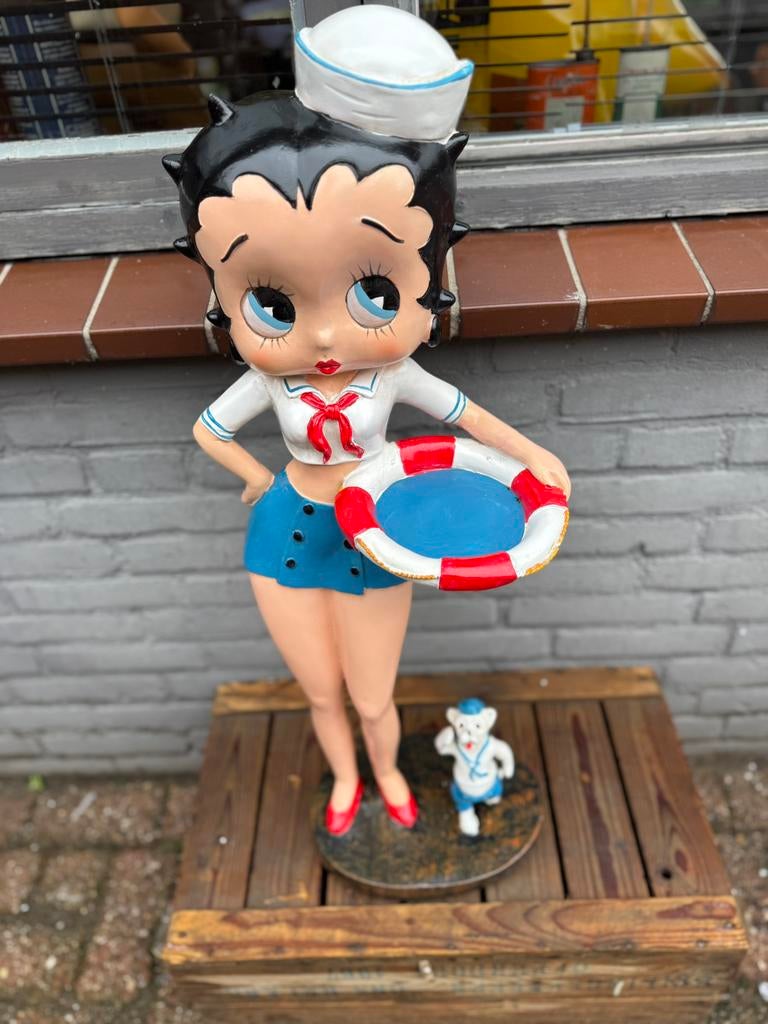 Betty Boop beeld Matroos, Verzamelen, Ophalen, Betty Boop, Gebruikt