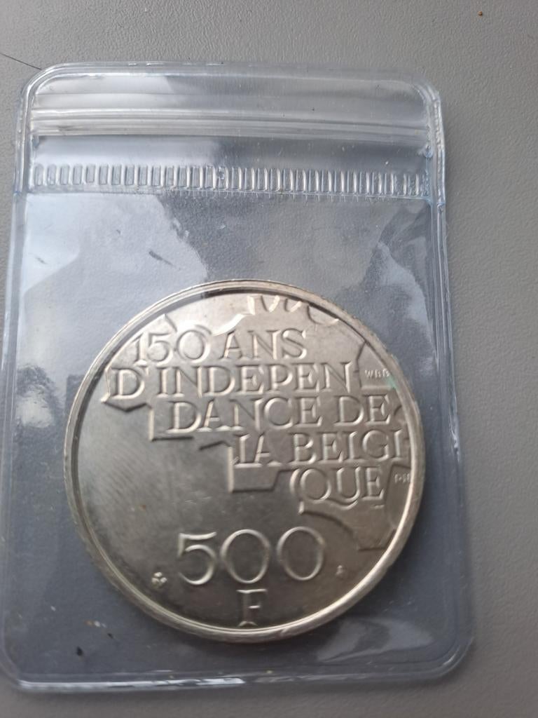 Belgique 500 francs 1980, Enlèvement, Belgique