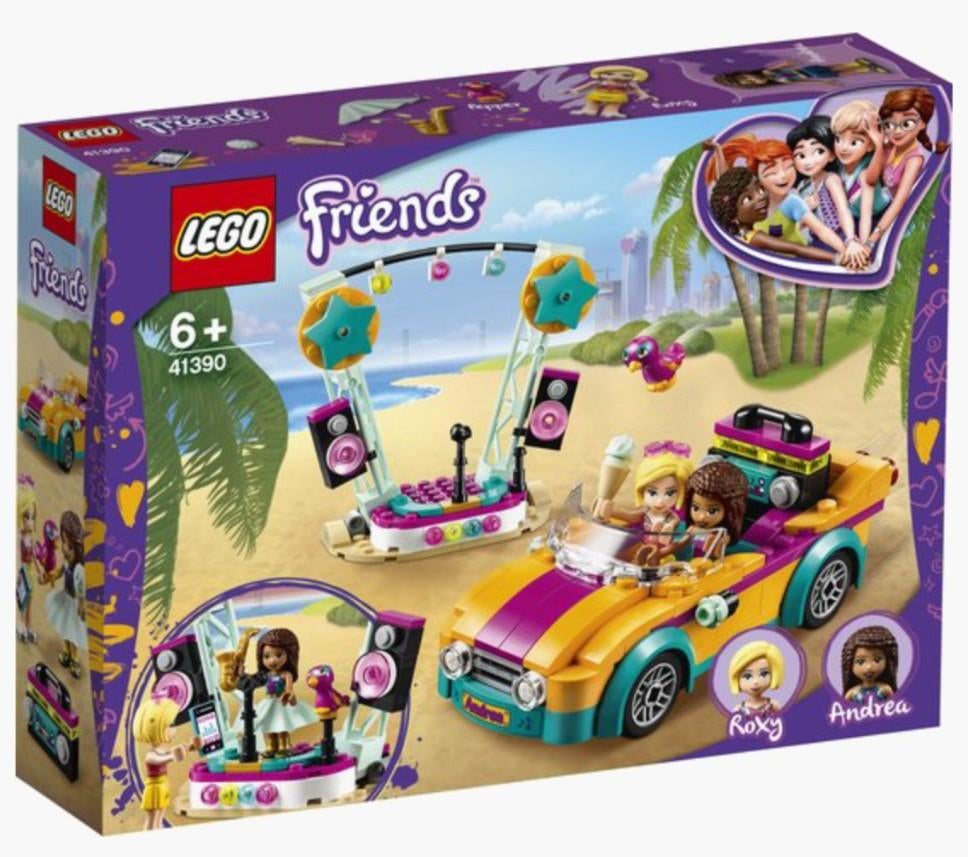 Lego Friends 41390 La voiture et la scène d'Andrea, Enfants & Bébés, Jouets | Duplo & Lego, Comme neuf, Lego, Ensemble complet