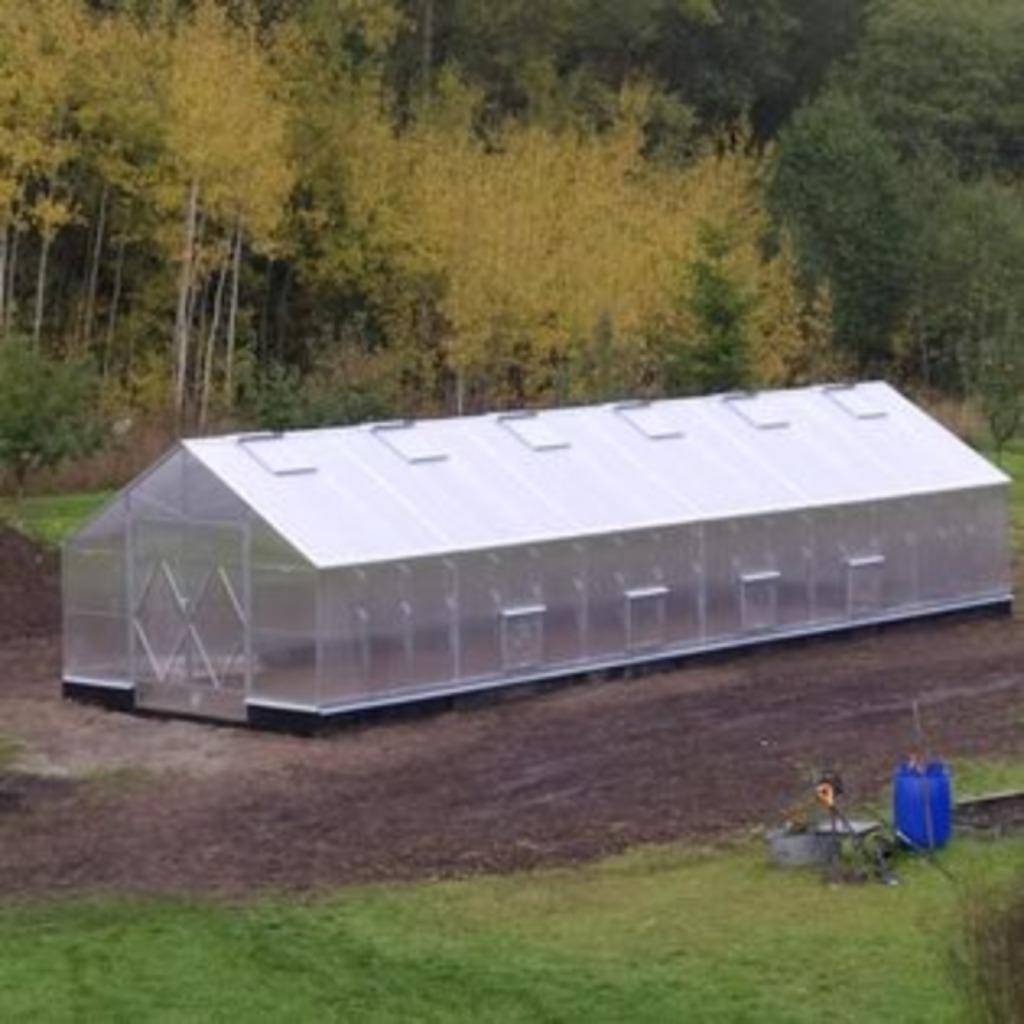 EcoSlider Serre tot 7M breed tuinkas kas hobbykas, Tuin en Terras, Kassen, Staal, Polycarbonaat, Verzenden, Kweekkas