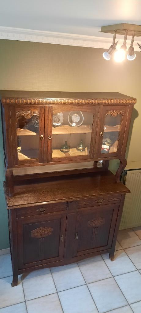 vintage buffetkast in prima staat begin jaren 1900, Ophalen, Gebruikt, 100 tot 150 cm, Met lade(s)