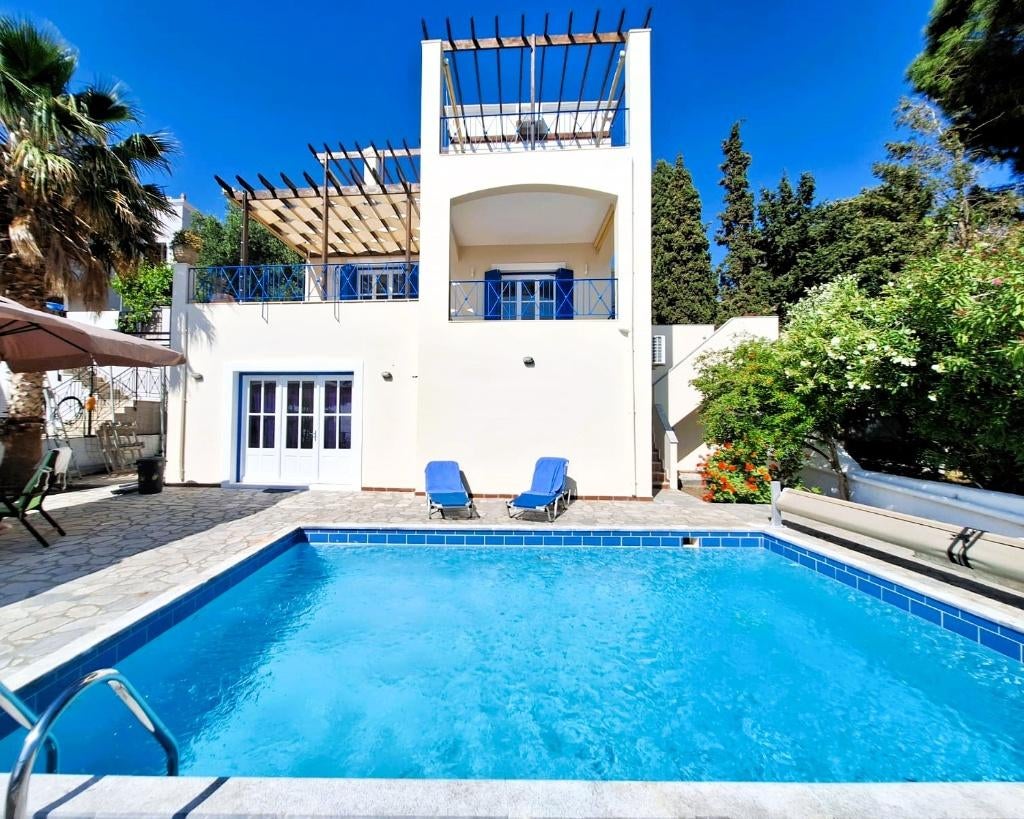 Maison de vacances à Kalymnos Grèce piscine et vue sur mer, 195 m², Maison individuelle, En direct du propriétaire, 4 pièces