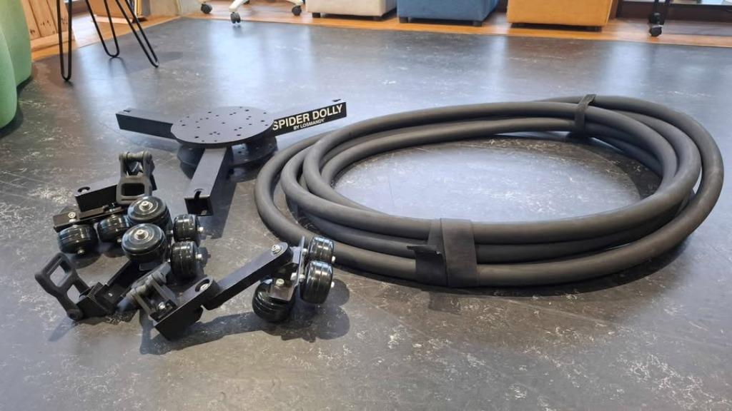 Rail travelling caméra - Spider Dolly + Flex Track 6m, Enlèvement, Utilisé, Autres types