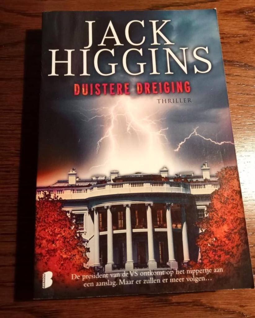 Jack Higgins: Duistere dreiging, Ophalen of Verzenden, Gelezen