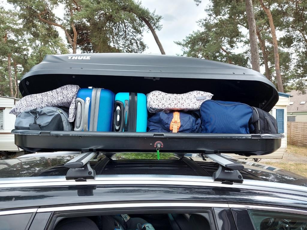 Te huur: Thule Dakkoffer Pacific 200 (410L), Auto diversen, Dakkoffers, Ophalen, Zo goed als nieuw
