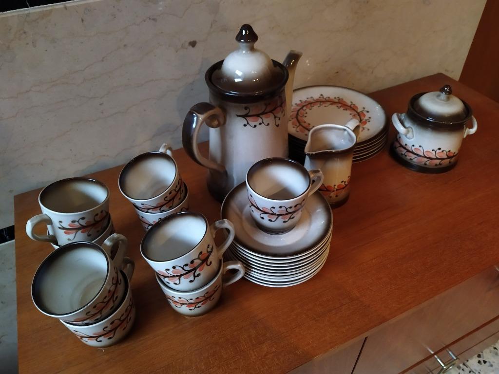 BOCH ontbijtset met Stelvio-decor, Antiek en Kunst, Curiosa en Brocante, Ophalen of Verzenden