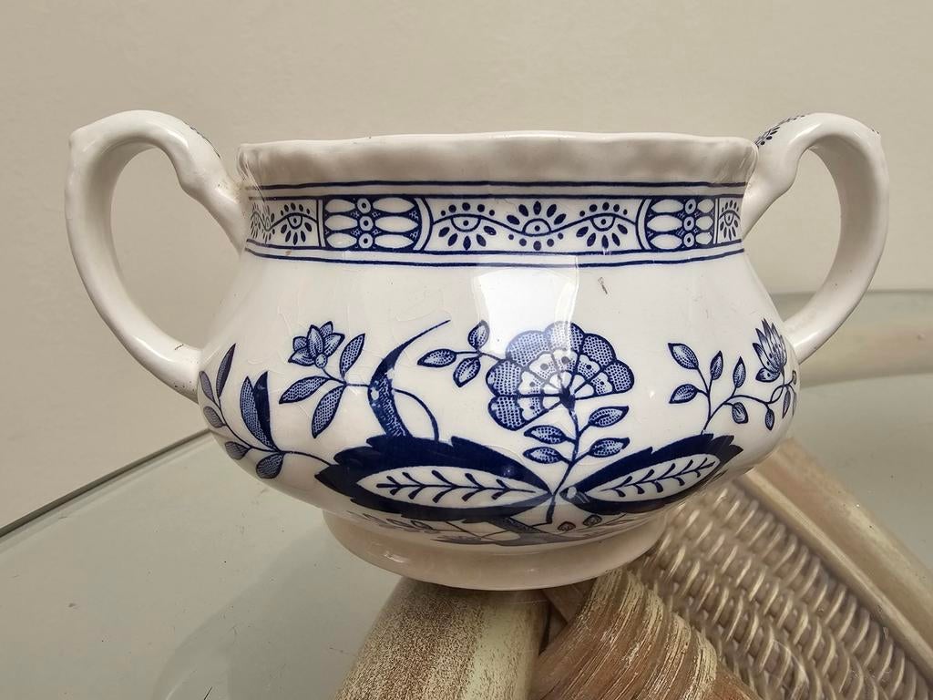 Suikerpot blue heritage, Ophalen of Verzenden