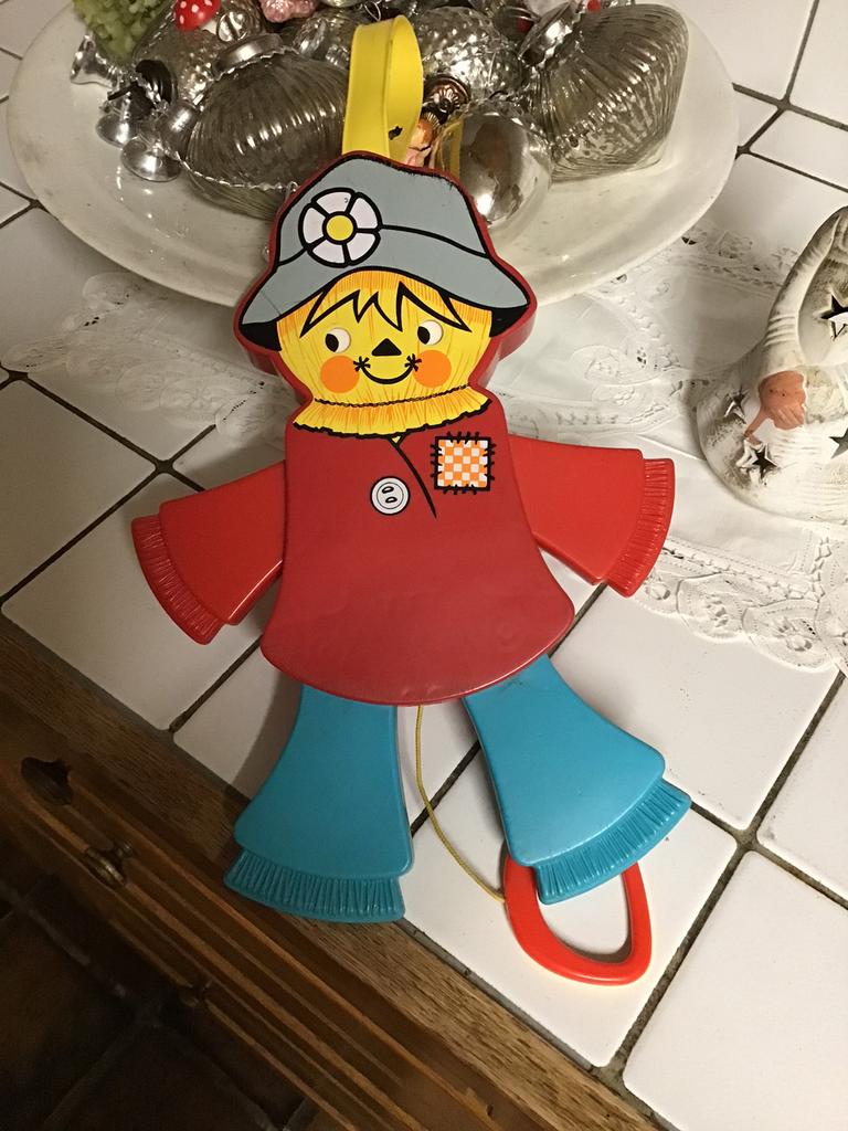 Vintage trekpop Fisher Price, Ophalen of Verzenden, Zo goed als nieuw