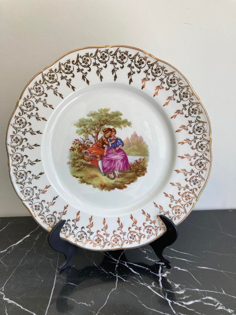 « Digoin » Porcelaine de France » - assiette décorative, Enlèvement ou Envoi
