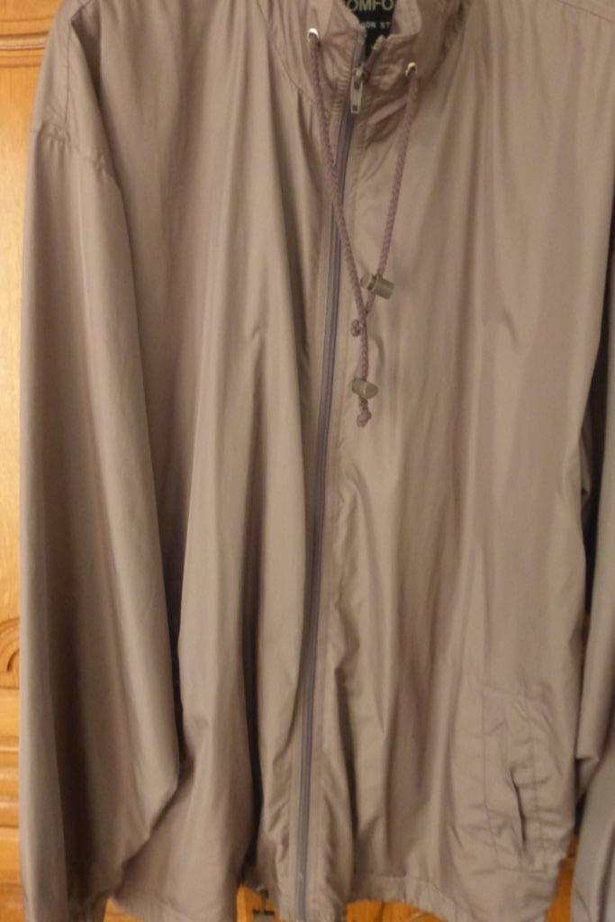 jas heren regenjas licht bruin kleur XL, Bruin, Maat 56/58 (XL), Ophalen of Verzenden, Zo goed als nieuw