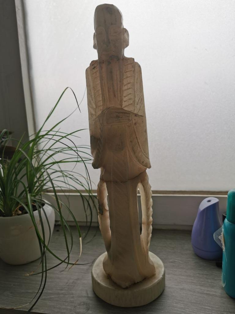 Antiek Albast beeld, Ophalen