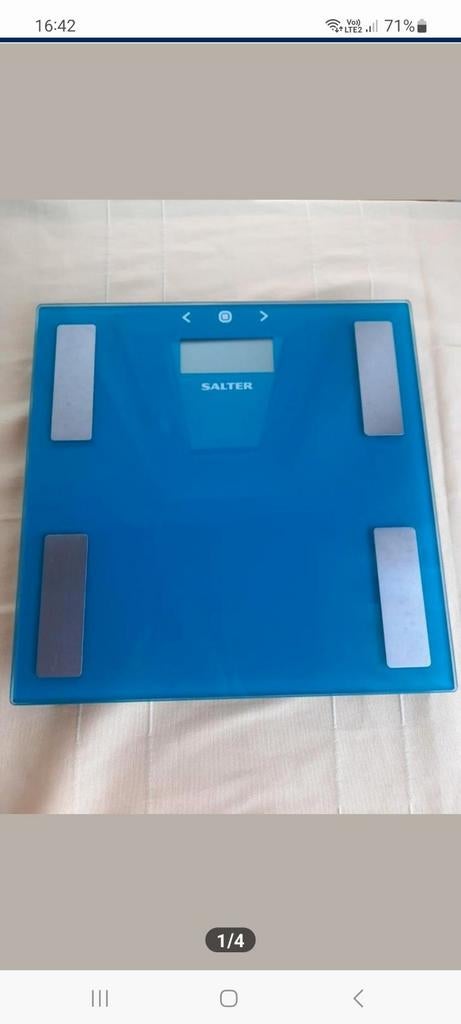 Pèse personne fonctionne avec 2 piles crayons