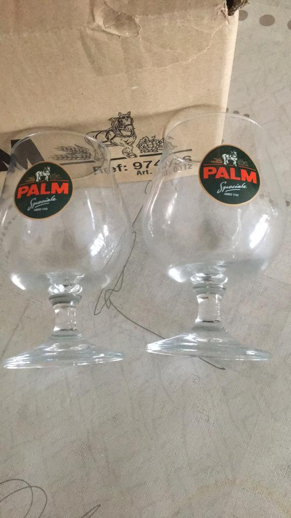 Palm glazen 5 stuks 0,25 l, Ophalen of Verzenden, Nieuw, Glas of Glazen, Palm