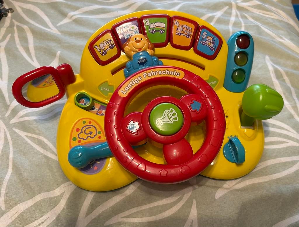 Baby autostuur - werkt prima! (Duitstalig), Kinderen en Baby's, Ophalen, Zo goed als nieuw