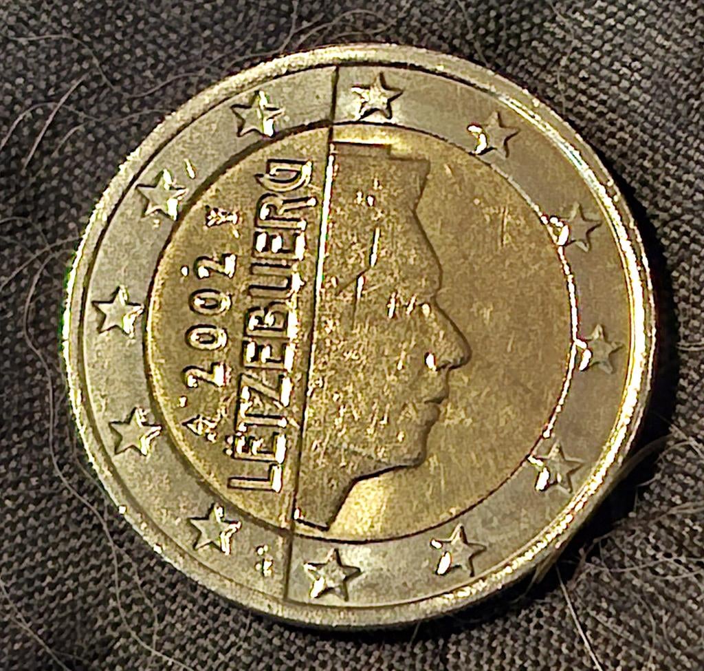 Pièce Luxembourg - 2 euros - 2002, Envoi, Luxembourg, 2 euros, Monnaie en vrac