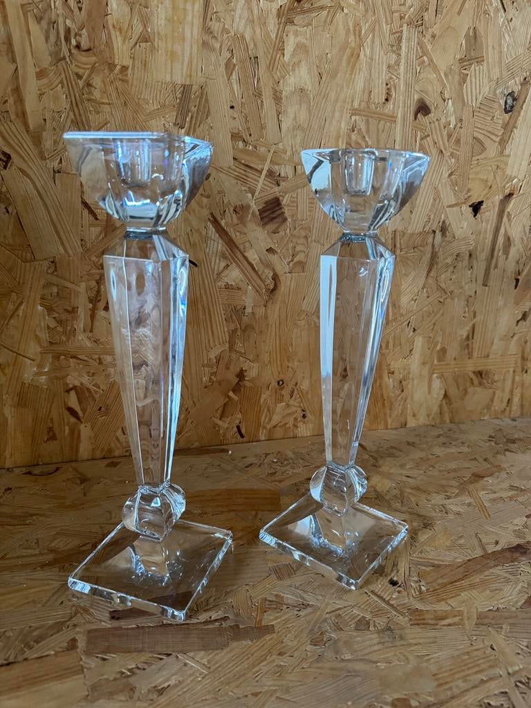 Boheemse kristallen kaarshouder, Ophalen, Kristal