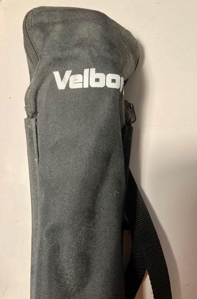 VELBON Statief zo goed als nieuw met hoes, Ophalen of Verzenden, Zo goed als nieuw, 150 tot 175 cm, Driepoot