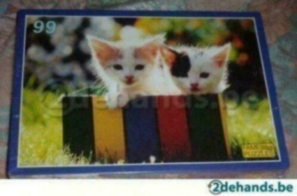 Puzzel Katten - 99 stukjes, Ophalen of Verzenden, Meer dan 50 stukjes, Nieuw