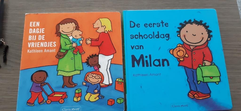 Kathleen Amant - 1ste schooldag € 8, Boeken, Kinderboeken | Baby's en Peuters, Ophalen of Verzenden, Kathleen Amant, Zo goed als nieuw