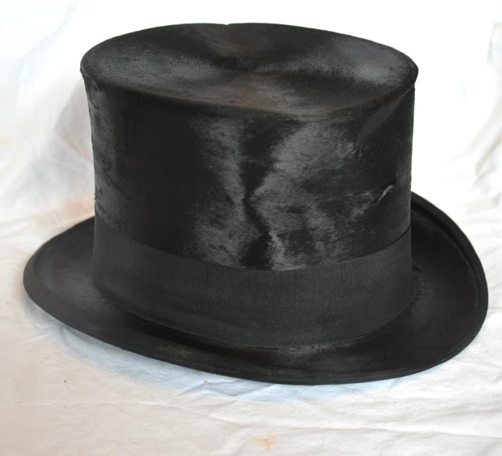 chapeau haute forme poil de taupe american hatz, Ophalen of Verzenden, Heren, American hatz