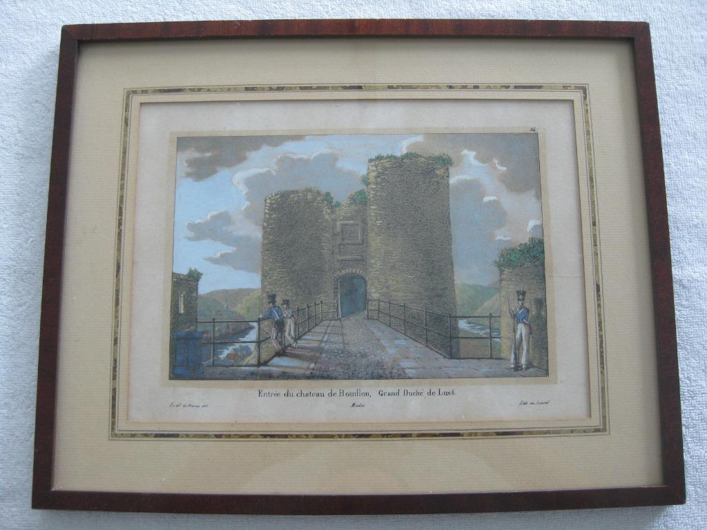 Luxembourg château de Bouillon - Madou Howen - rare EO 1825, Collections, Enlèvement ou Envoi, Utilisé