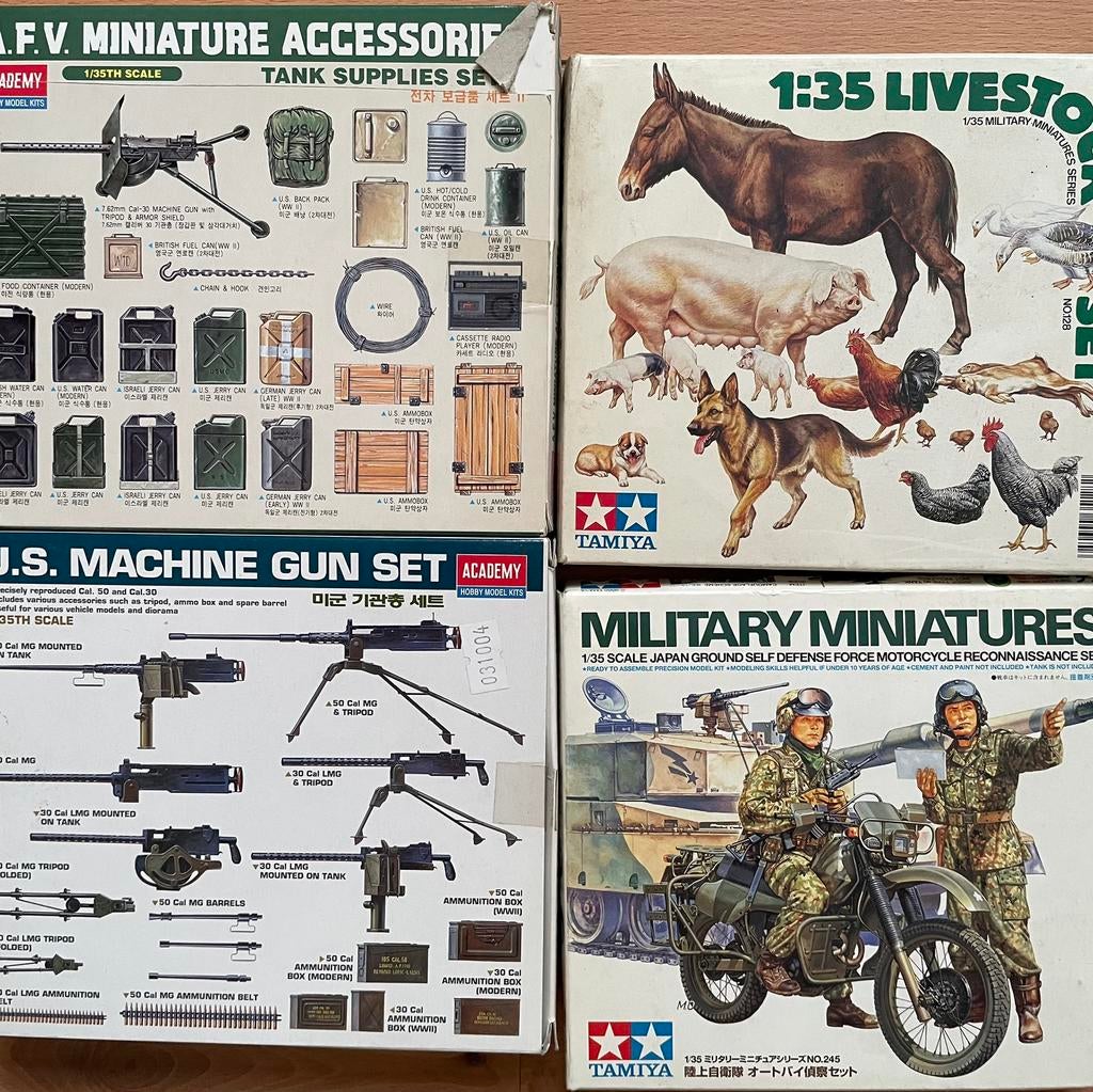 Set Academy - Tamiya 1/35, Enlèvement ou Envoi, Comme neuf, 1:35 à 1:50, Diorama