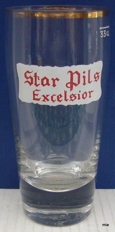 Bier brouwerij Excelsior rood-wit embleem Gent, Verzamelen, Ophalen of Verzenden, Zo goed als nieuw