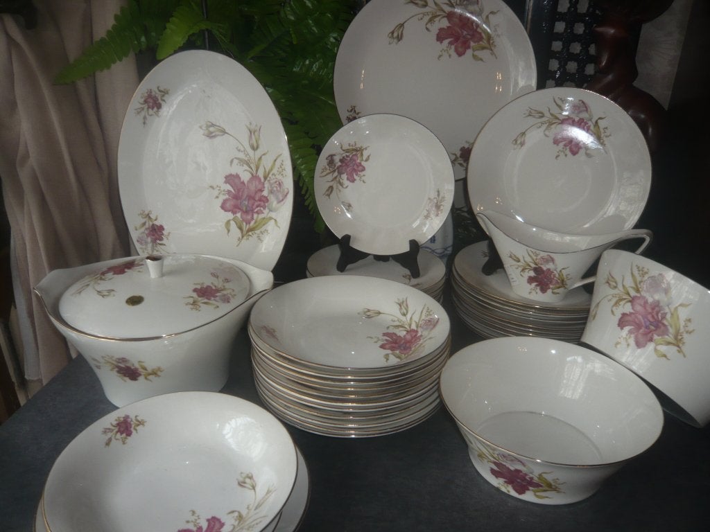 SERVICE DINER EN PORCELAINE BOCH, Maison & Meubles, Enlèvement, Comme neuf, Porcelaine
