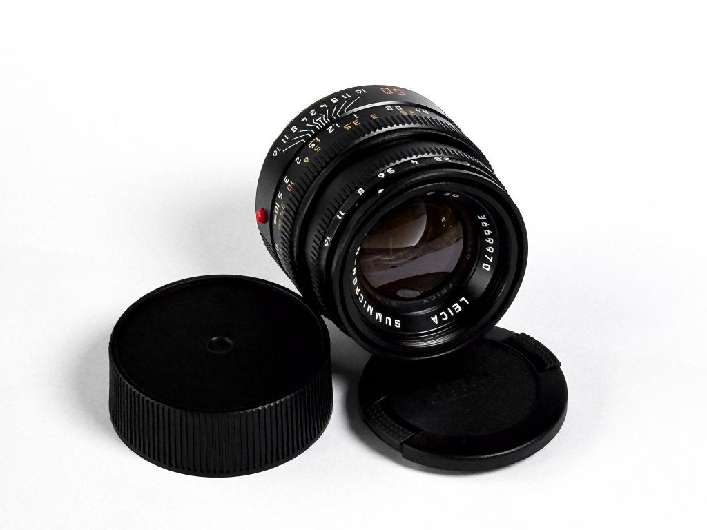 Leica Summicron-M 50mm f/2 V4, Hobby en Vrije tijd, Vergrootglazen, Loepen en Loeplampen, Ophalen of Verzenden, Zo goed als nieuw