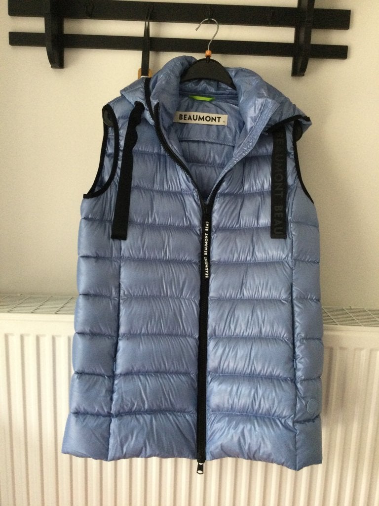 Bodywarmer, Kleding | Dames, Blauw, Beaumont, Zo goed als nieuw, Ophalen