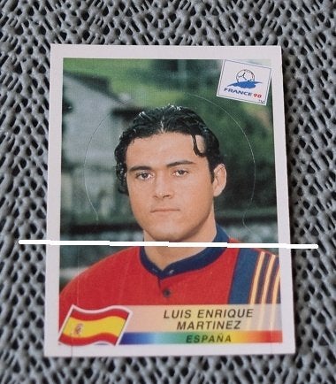 Panini/France 98/Espagne/Pop - UP Luis Enrique, Collections, Envoi, Neuf, Affiche, Image ou Autocollant