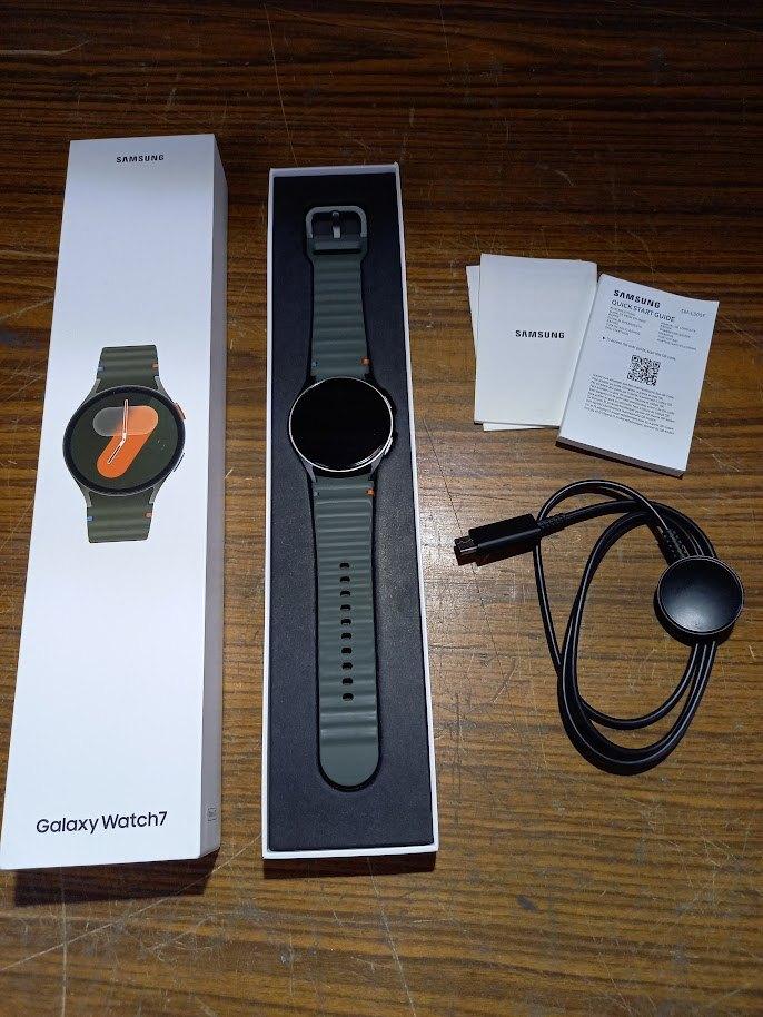 Samsung Galaxy watch 7 Lte 40 mm groen - smartwatch 4G, Handtassen en Accessoires, Smartwatches, Gebruikt, Android, Groen, Afstand