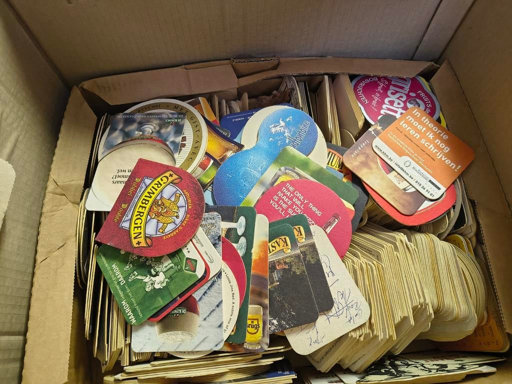 Lot bierkaartjes, Enlèvement