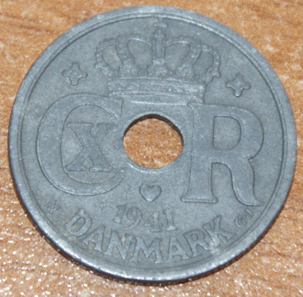 DANMARK 25 ORE 1941 CHRISTIAN X KM#823.2a SUPERBE, Ophalen of Verzenden, Overige landen, Losse munt