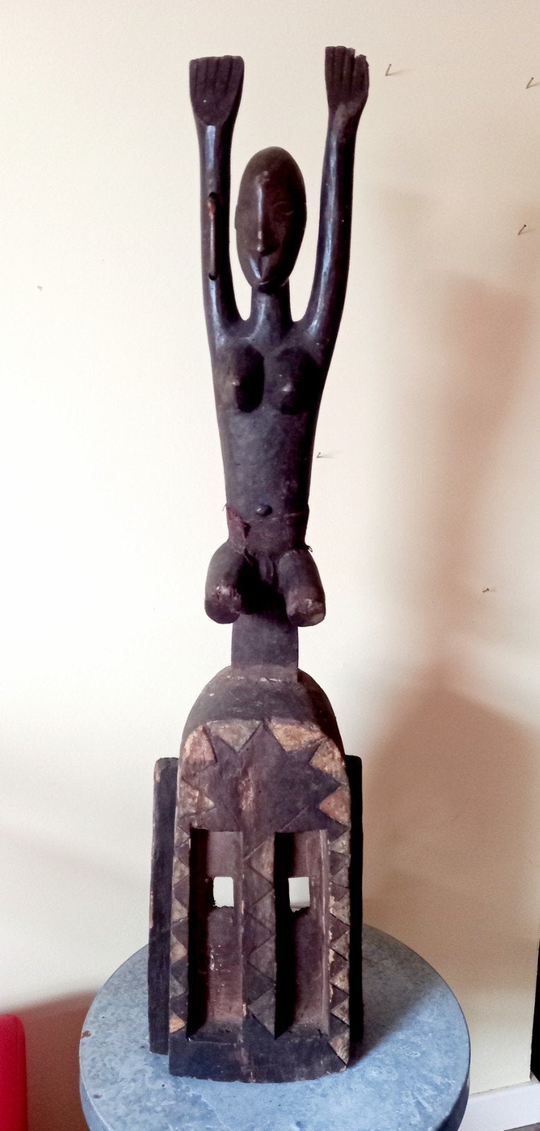 Traditioneel oud Satimbé-Dogon masker uit Mali 105cm, Enlèvement