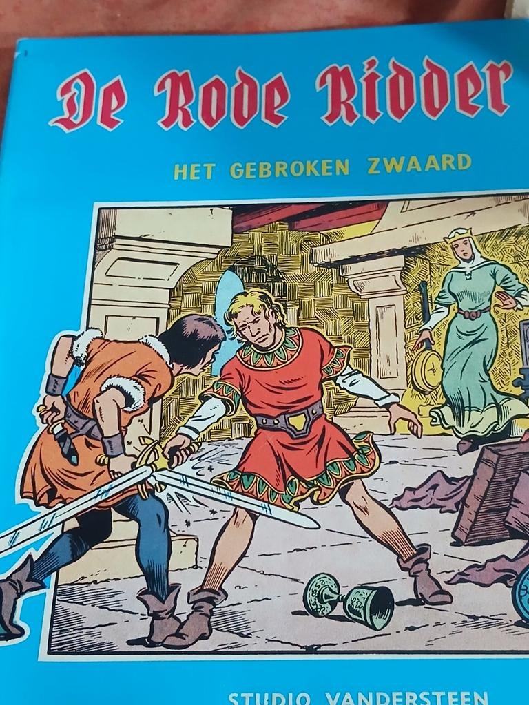 Strip nr 1  van de rode rudder het gebroken zwaard, Ophalen