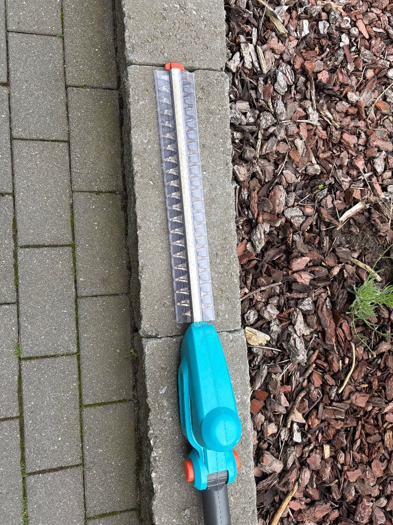 Gardena telescopische heggenschaar, Tuin en Terras, Ophalen, Zo goed als nieuw, Accu, Gardena