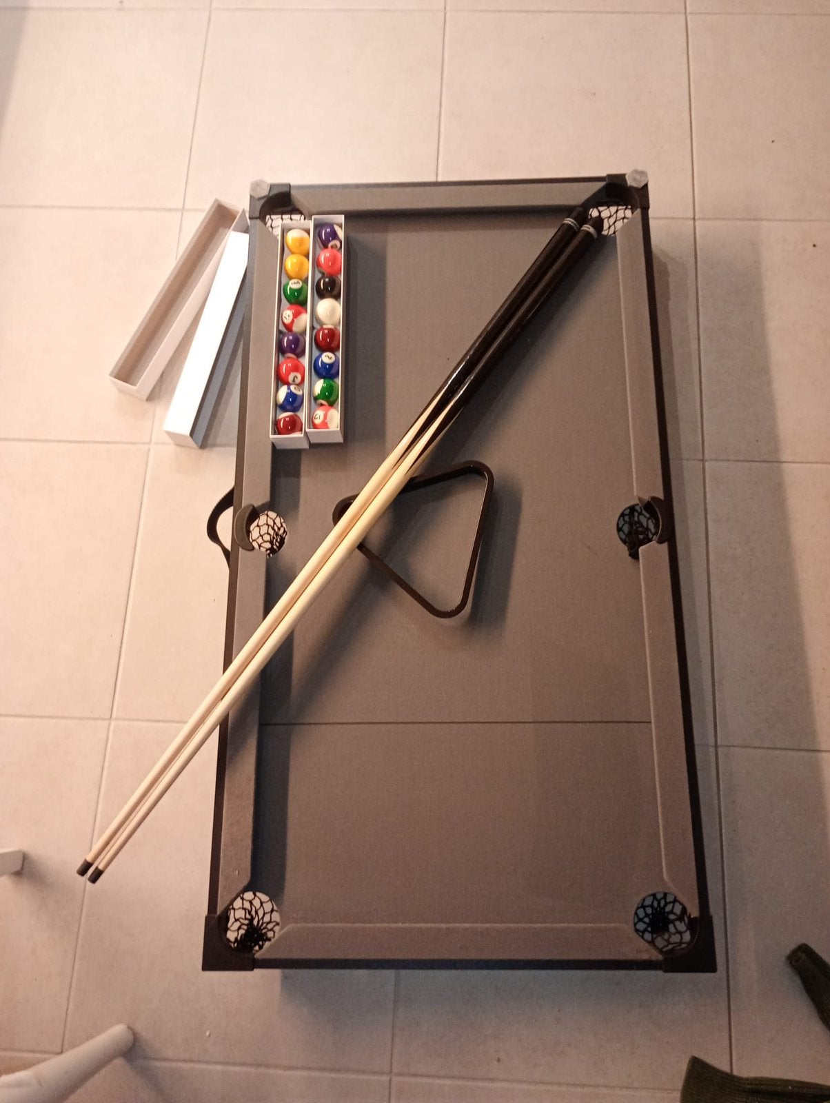 Pooltafel van de decathlon (1x gebruikt), Ophalen, Zo goed als nieuw, Pooltafel