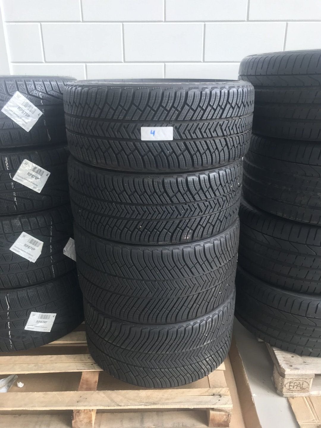 S Porsche 911 Carrera winterbanden Michelin 245/35/20-295-30, Ophalen, -, -, Winterbanden