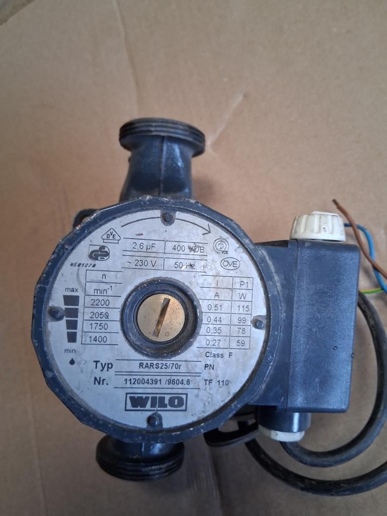 Circulatiepomp, Ophalen