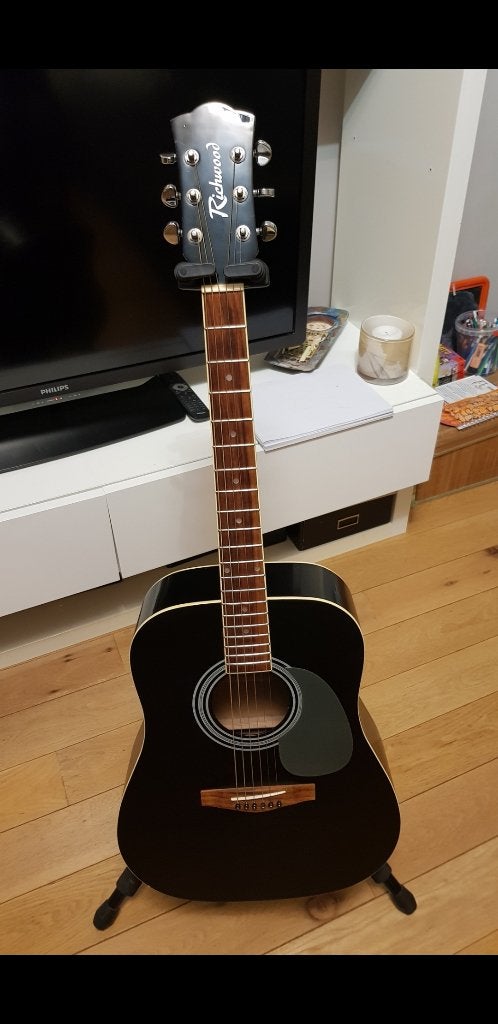 Richwood Artist Series RD-12-BK, Musique & Instruments, Enlèvement, Utilisé, Guitare Western ou Guitare Folk