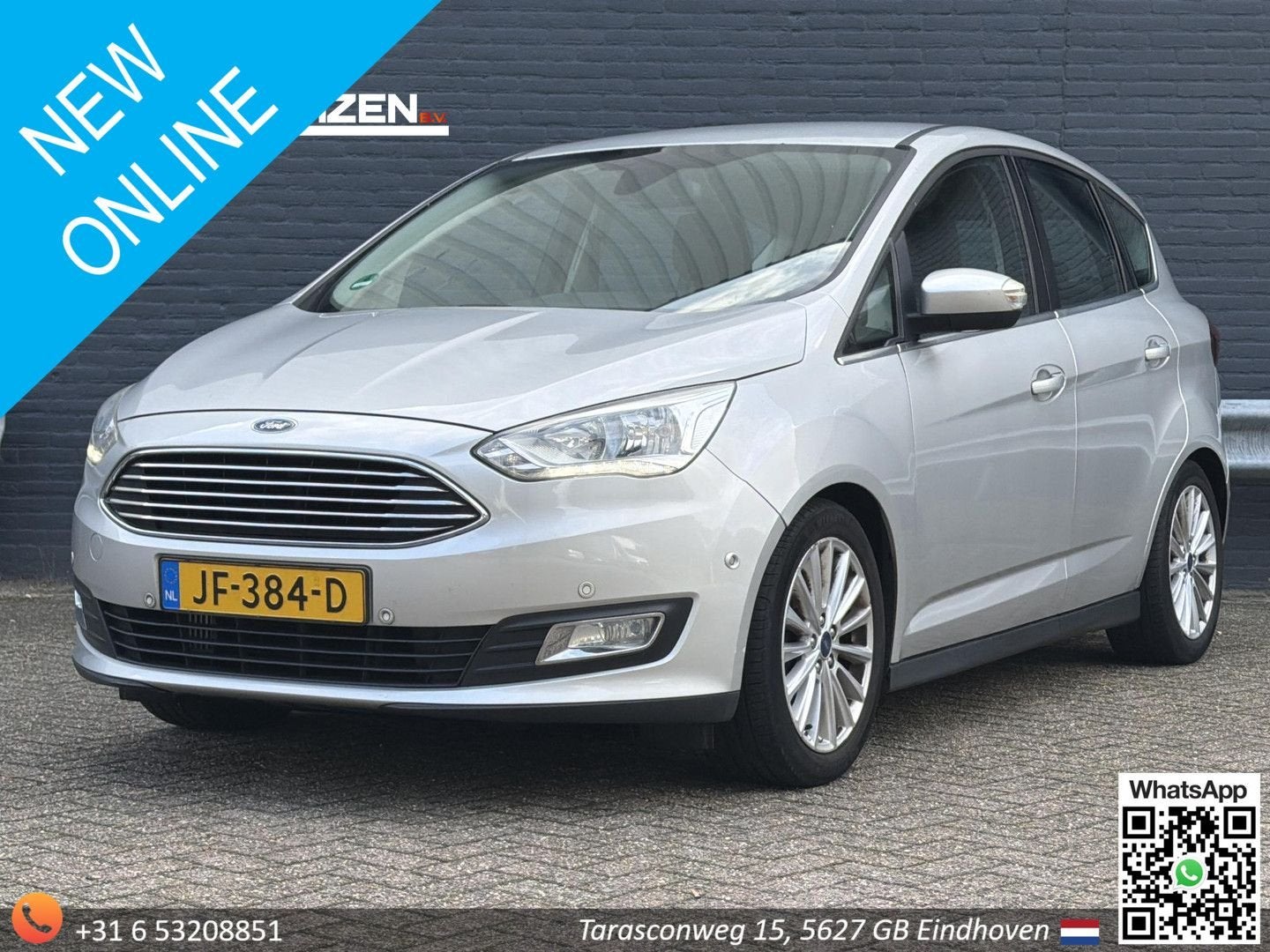 Ford C-Max 1.0 Titanium | Cruise | Climate | Navi |, Argent ou Gris, Achat, Entreprise, Boîte manuelle
