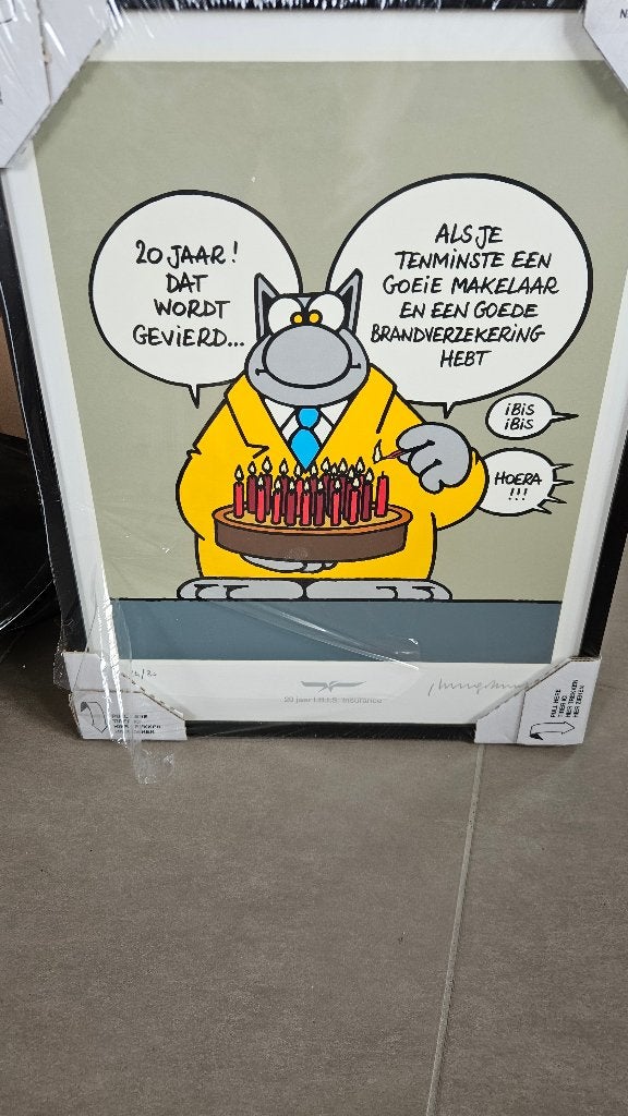 Zeefdruk Le Chat, Enlèvement, Sérigraphie