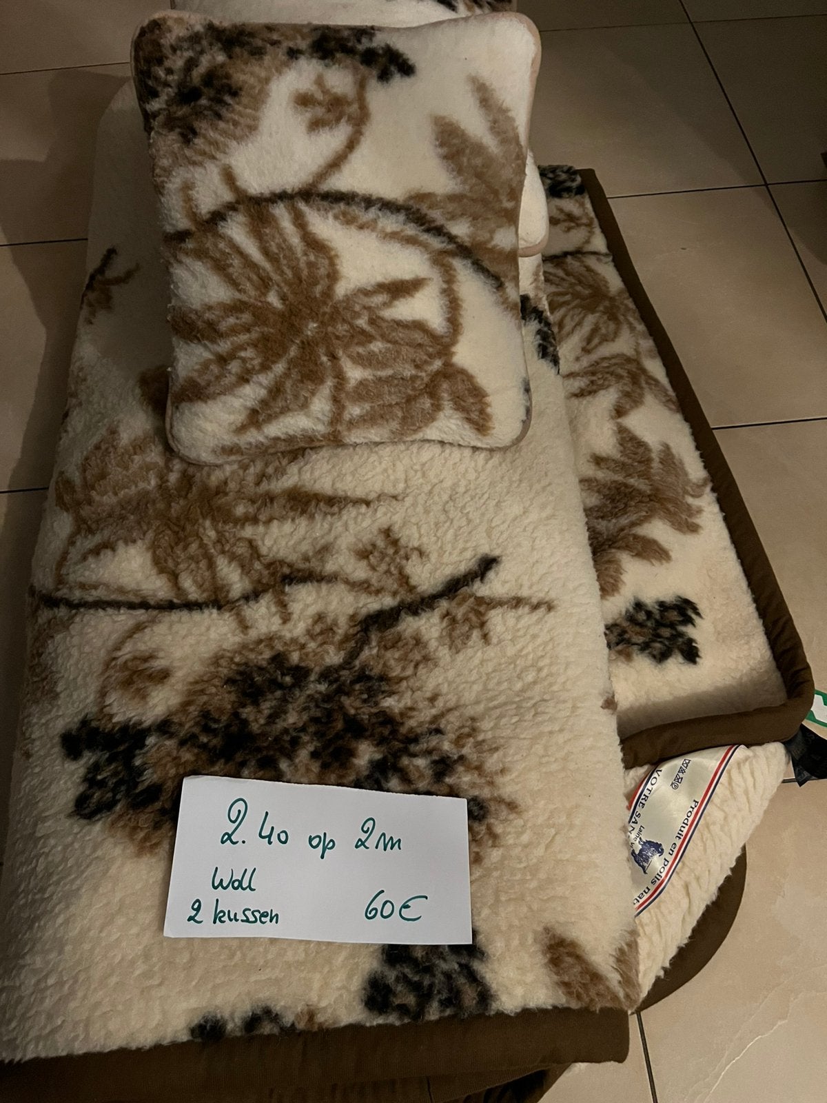 Dekens 2 pers en 1 pers, Huis en Inrichting, Woonaccessoires | Plaids en Woondekens, Ophalen of Verzenden, Zo goed als nieuw