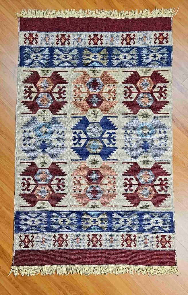 Kelim Vloerkleed 165/104 cm, Verzenden, Gebruikt, Meerkleurig, Overige stijlen