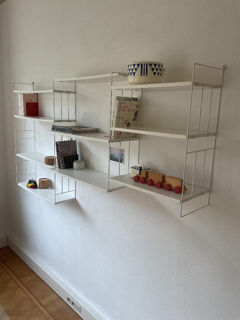 Etagère murale modulable vintage WHB/Nisse string/Tomado, Maison & Meubles, Enlèvement, Utilisé